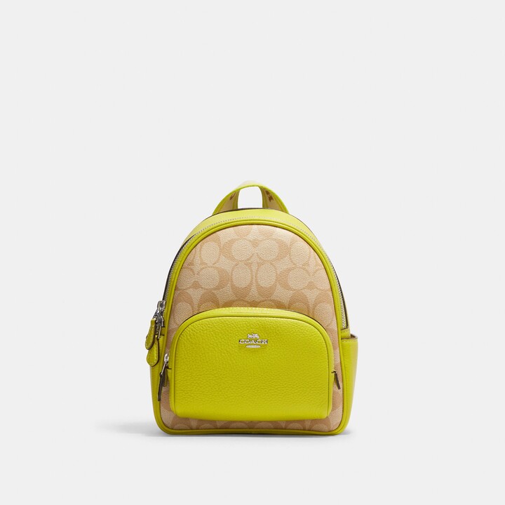 Coach Outlet Mini Court Backpack In Signature Canvas - ShopStyle
