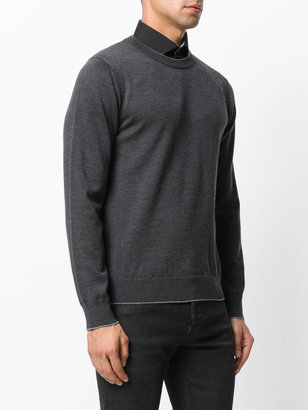 Eleventy round neck plain sweatshirt