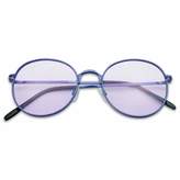 Thumbnail for your product : SunglassUP - Colorful Classic Vintage Round Flat Lens Lennon Style Sunglasses (Silver Frame | , 55)