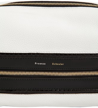 Proenza Schouler Bi Color Leather & Snakeskin Belt Bag