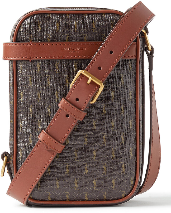 AmeriLeather Dual Flap Leather Messenger 232396 Brown 