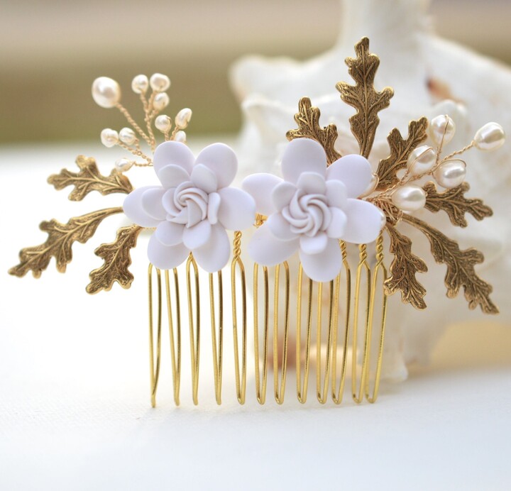 gardenia headpiece