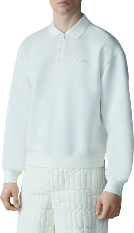 Mackage Felix Quarter Zip Polo Sweater