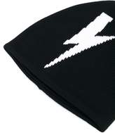 Thumbnail for your product : Neil Barrett lightning bolt beanie hat