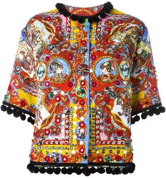 Dolce & Gabbana Carretto Siciliano print jacket