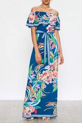 Flying Tomato Tropical Floral Maxi