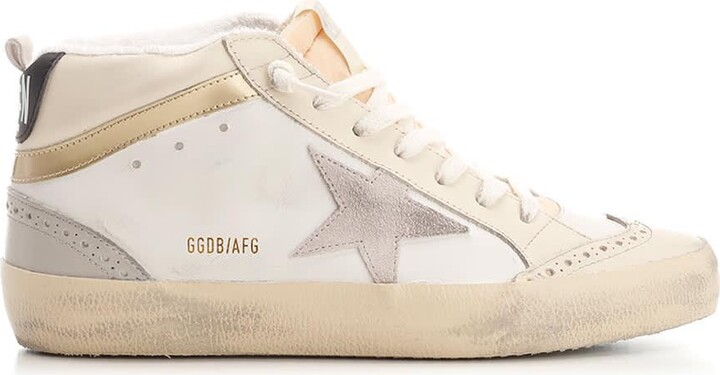 Golden Goose mid Star Sneakers - ShopStyle