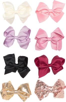 Capelli New York Mixed Clip Bows - Pack of 8