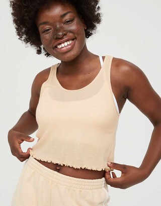 aerie OFFLINE By Ribbed Cropped Tank Top