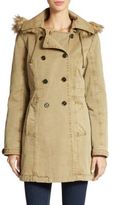 Thumbnail for your product : GUESS Hooded Military Peacoat