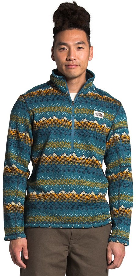 The North Face Novelty Gordon Lyons 1/4-Zip Fleece Pullover Jacket - Men's  - ShopStyle Sweatshirts & Hoodies