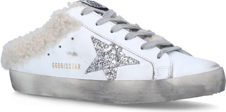 Golden Goose Shearling Superstar Slip-On Sneakers