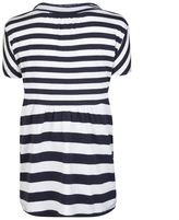 Thumbnail for your product : Moncler Striped Frill Jersey Top