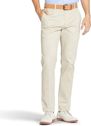 Lee Men's Total Freedom Stretch Slim Fit Flat Front Pant (Sand) Men's Clothing