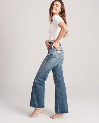Abercrombie & Fitch High Rise Wide Leg Jeans