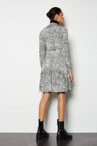 Thumbnail for your product : Karen Millen Printed Mini Flared Dress