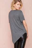 Thumbnail for your product : Nasty Gal Playing Favorites Tee - Charcoal