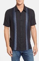 Thumbnail for your product : Nat Nast 'Casablanca' Regular Fit Short Sleeve Silk Sport Shirt