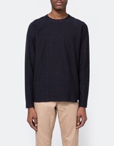Thumbnail for your product : Norse Projects Niels Towelling LS in Navy