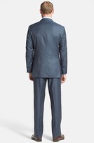Thumbnail for your product : David Donahue Trim Fit Houndstooth Dress Shirt