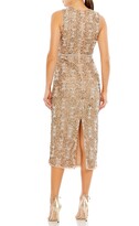 Thumbnail for your product : Mac Duggal Beaded Tulle Sheath Cocktail Dress
