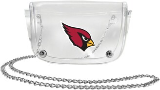 Littlearth unisex's Nfl Stadium Friendly Clear Waist Pack With Team Logo Arizona Cardinals Crossbody Purse 8" x 5" x 3"