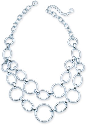 Alfani Large Link Statement Necklace, 17" + 2" extender, Created for Macy's