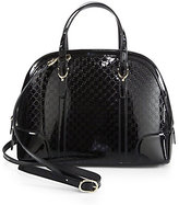 Thumbnail for your product : Gucci Nice Microguccissima Patent Leather Top Handle Bag