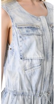 Thumbnail for your product : Rebecca Taylor Bleached Denim Jumpsuit