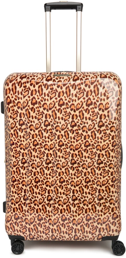 leopard print luggage set for sale