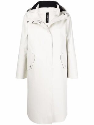 MACKINTOSH Granish hooded single-breasted coat