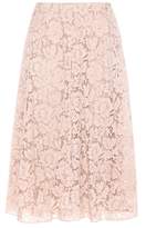 Valentino Lace cotton-blend skirt