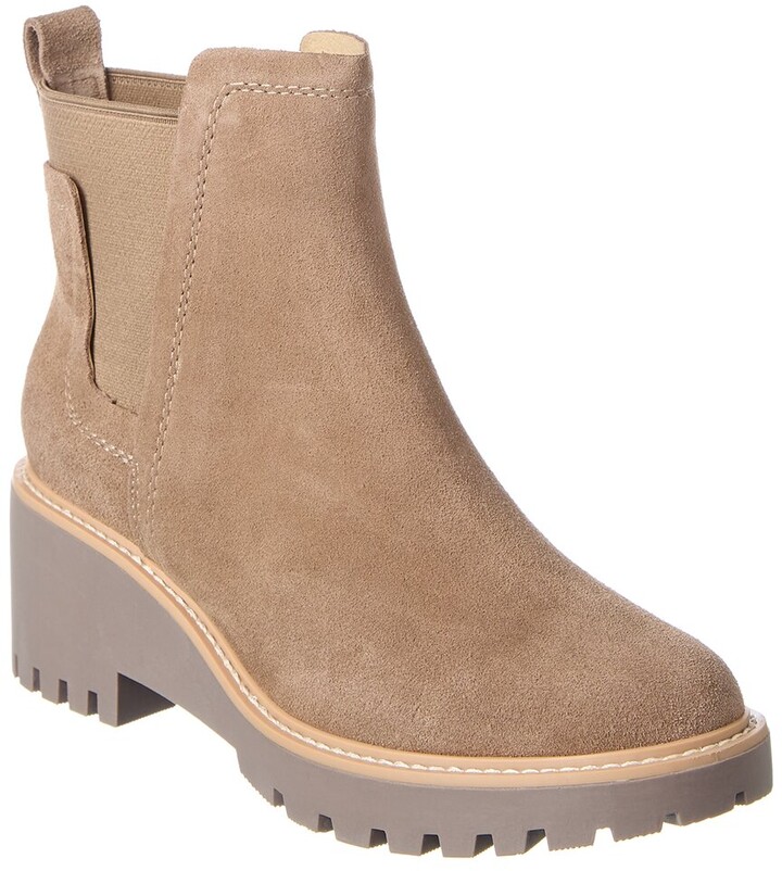 sorel brown wedge boot