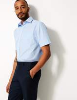 Thumbnail for your product : Marks and Spencer 3 Pack Short Sleeve Regular Fit Shirts