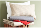 Thumbnail for your product : Lacoste Cable Stitch Coverlet King Sham