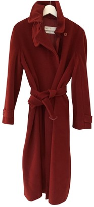 Max Mara Red Wool Coat for Women