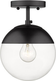 Hashtag Home Martina 1 - Light 7.5" Semi Flush Mount