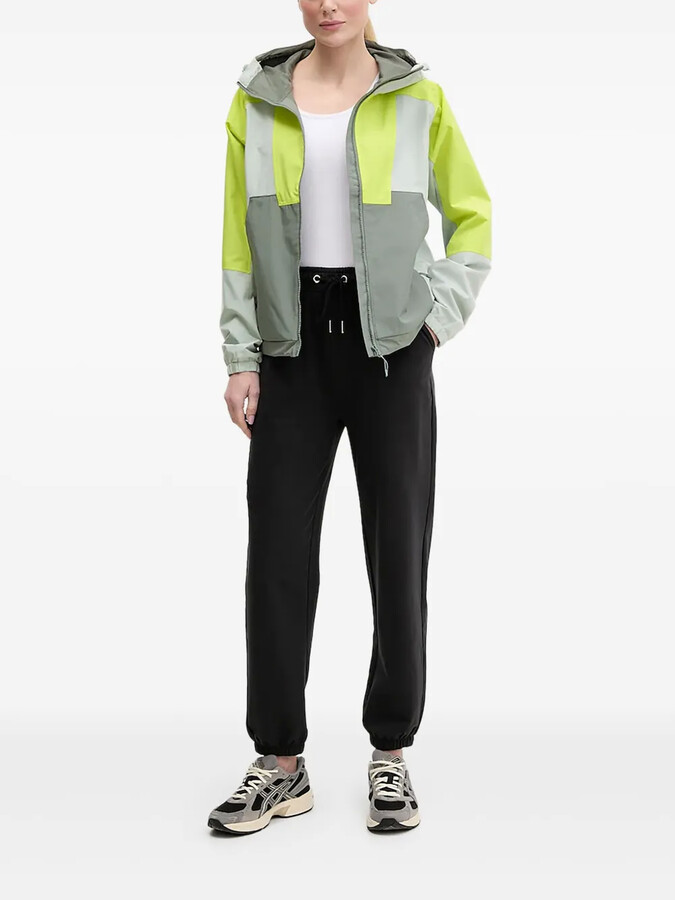 Colour-Block Hooded Jacket