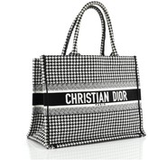 Thumbnail for your product : Christian Dior Book Tote Houndstooth Canvas Small