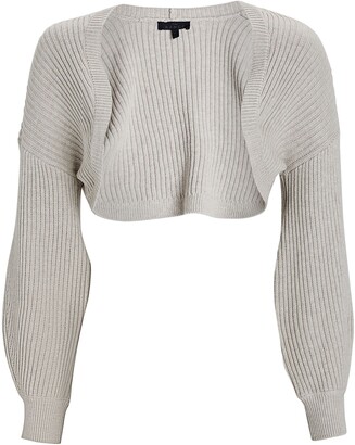 The Range Rib Knit Shrug Cardigan 