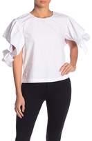 Thumbnail for your product : Grey Lab Ruffle Sleeve Blouse
