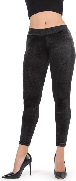 Me Moi MemoiGlambrutMetallicShimmerLeggingsBlackS-M