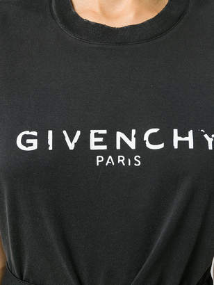 Givenchy distressed logo T-shirt
