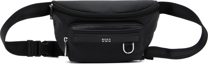 BOSS Black Logo Trim Belt Bag