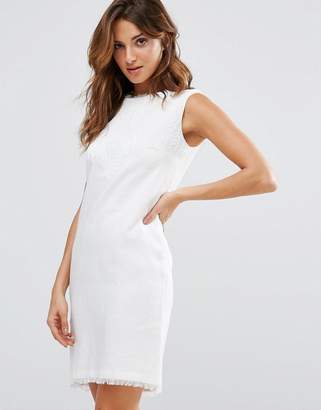 French Connection Abacus Beaded Sleeveless Dress