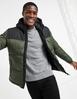 jack and jones originals puffer jacket