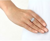 Thumbnail for your product : The Love Silver Collection Sterling Silver Cubic Zirconia Oval Ring with Set Shoulders