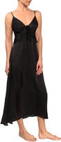 Thumbnail for your product : Everyday Ritual Empire Ruffle Satin Nightgown