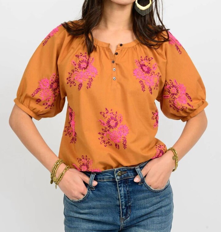 Sister Mary Nita Blouse In Copper