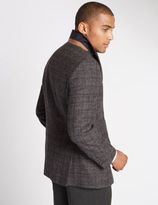 Thumbnail for your product : Marks and Spencer Regular Fit Large Check 2 Button Jacket